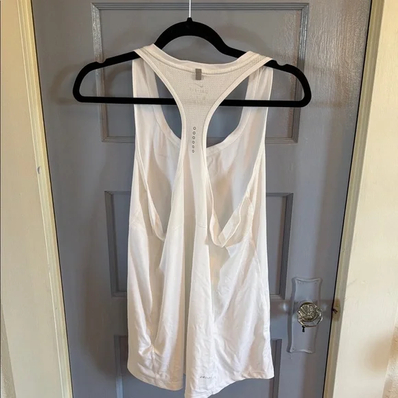 Nike Women's White Racerback Tank Top - Picture 3 of 4